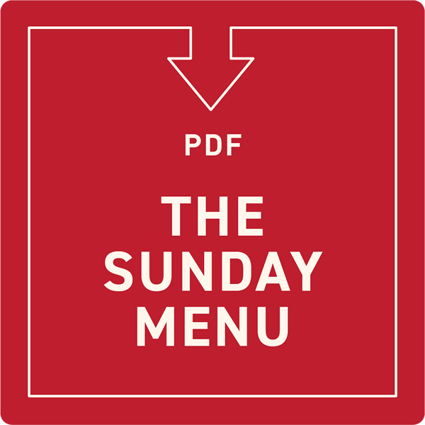 The Sunday Menu