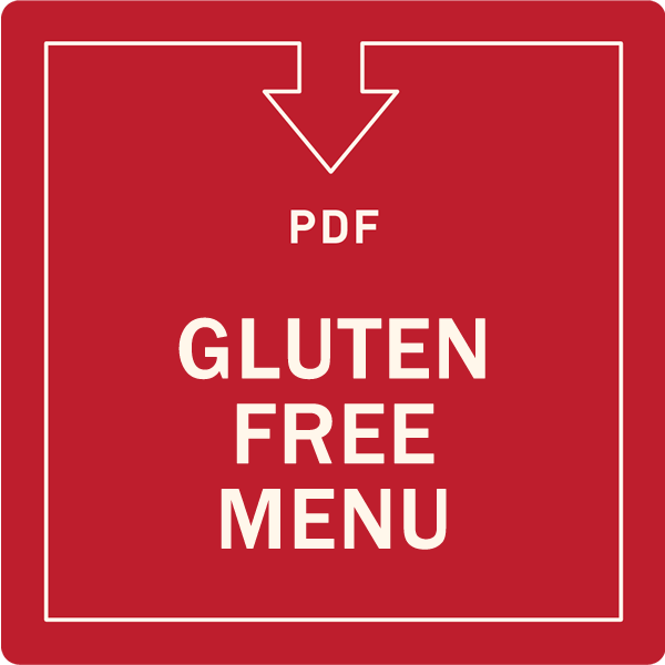 Gluten Free Menu
